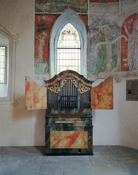 Die restaurierte Orgel der Kapelle Mannenbach