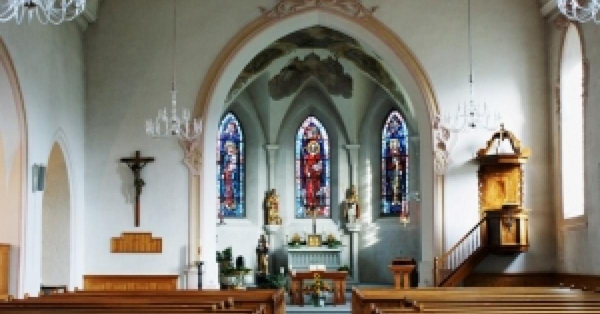 Entstehung, Geschichte Pfarrei St. Albin