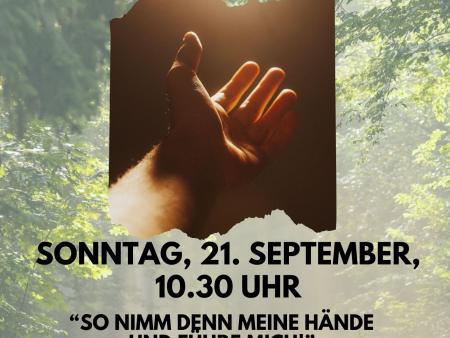 Einladung zum ökumenischen Gottesdienst am Eidgenössischen Dank-, Buss- und Bettag