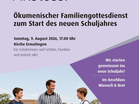 Ökumenischer Gottesdienst  zum Schulanfang